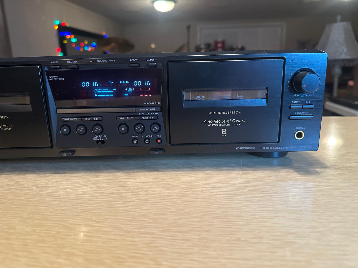 Sony TC-WE475 Dual Stereo Cassette Deck – Full +Freshly Serviced Great Condition