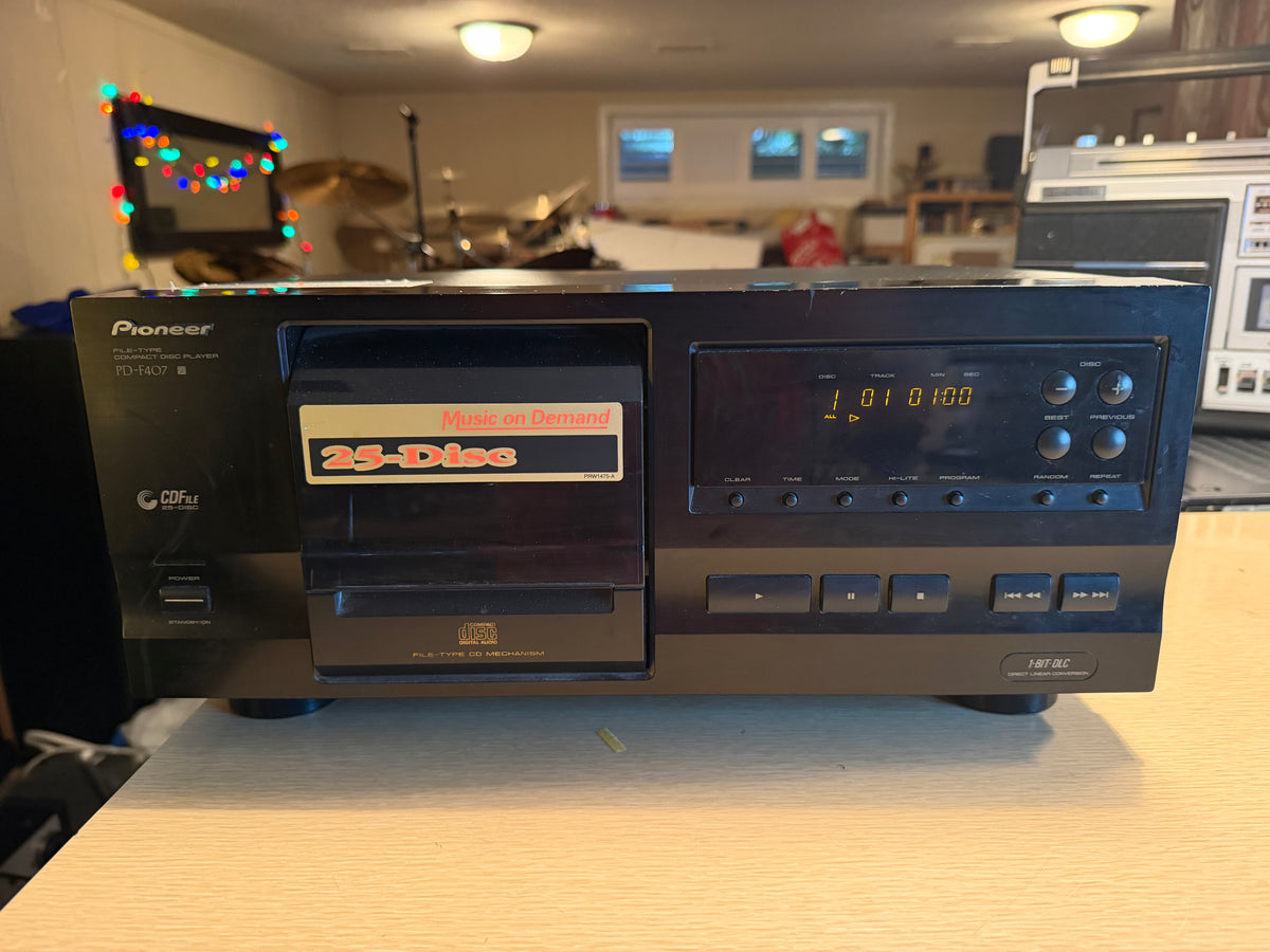 Pioneer PD-F407 25-Disc CD File Changer Player Serviced Tested works Smooth🔥🎶
