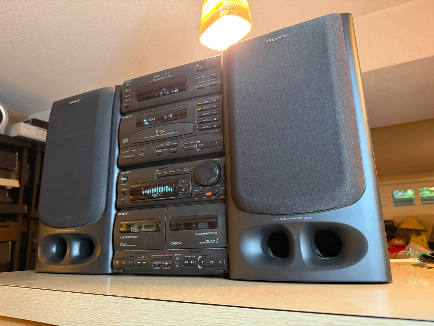 Sony MHC-C70 Hi-Fi Component System Dual Cassette Deck Professional Servicing