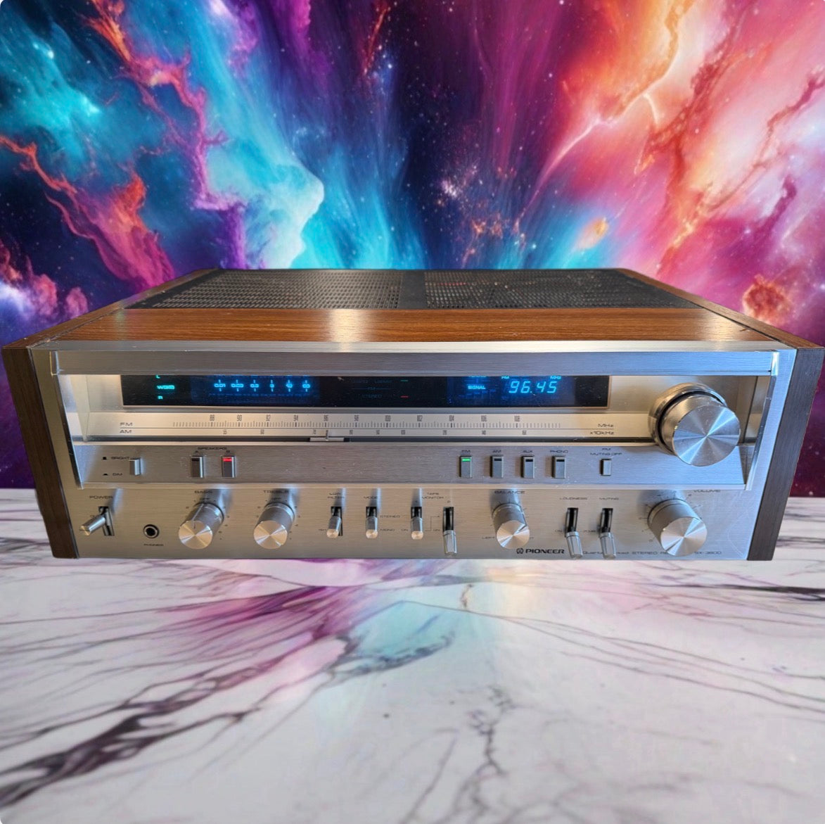 Vintage Pioneer SX-3800 Receiver Amplifier Beautiful Shape Full FRESH Servicing!