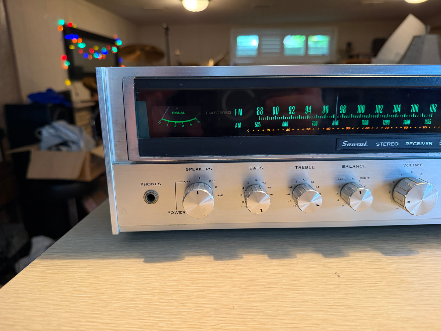 Sansui 551 Stereo Receiver - 1974 Vintage Full Fresh Service Crisp Sound Wow🔥🎶