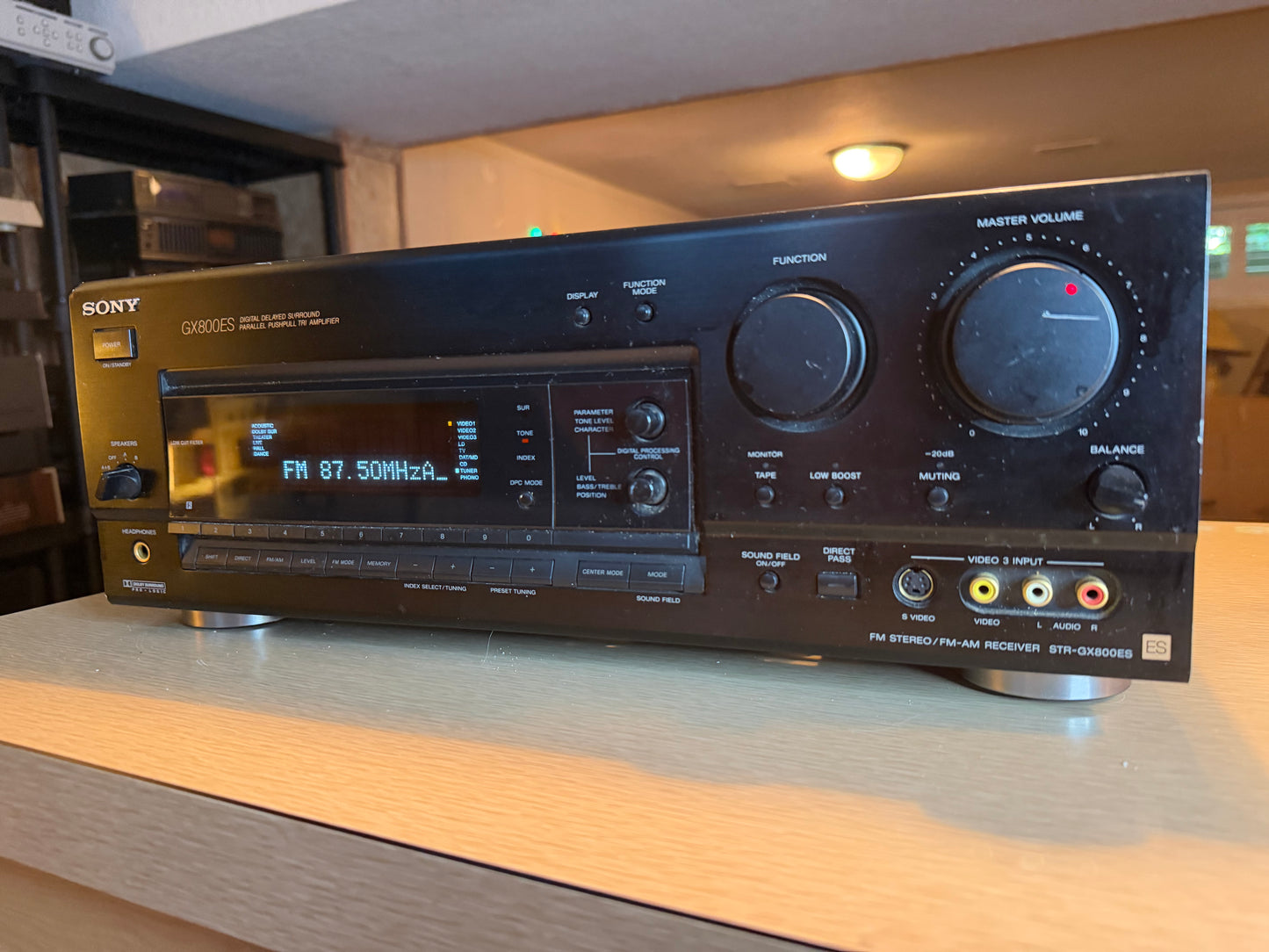 SONY STR-GX800ES Stereo Receiver Elevated Standard Fully Operational Very Rare!