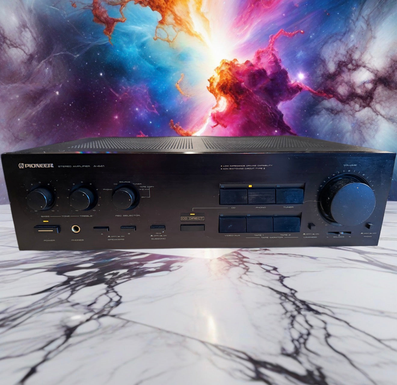 Pioneer A-441 Integrated Amplifier high-end Serviced Working Well Very Rare 🔥