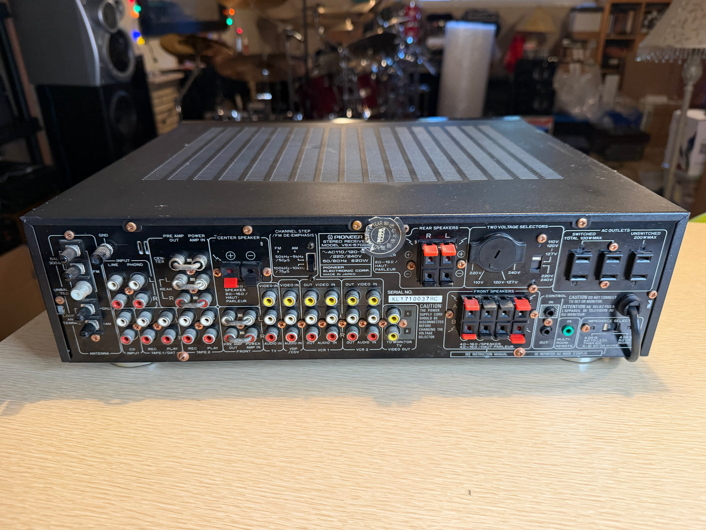 Pioneer VSX-5700S Audio / Video Stereo Receiver 105 WPC TANK Serviced V Rare🔥