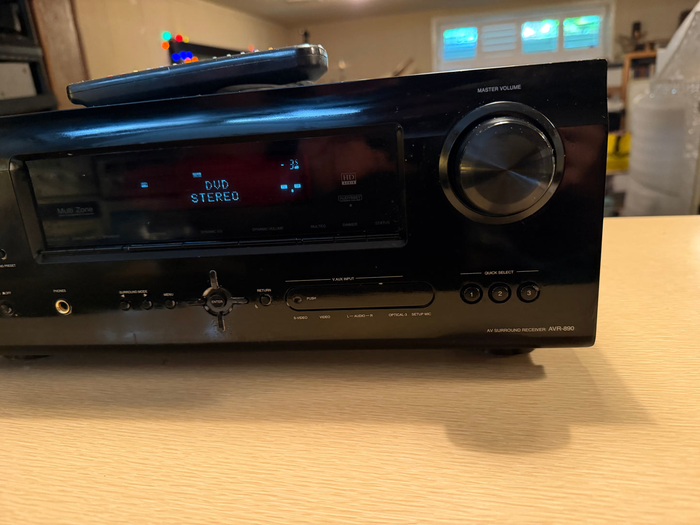 Denon AVR-890  7.1 SURROUND AV Hdmi Stereo Receiver Remote Bundle Fresh Service!