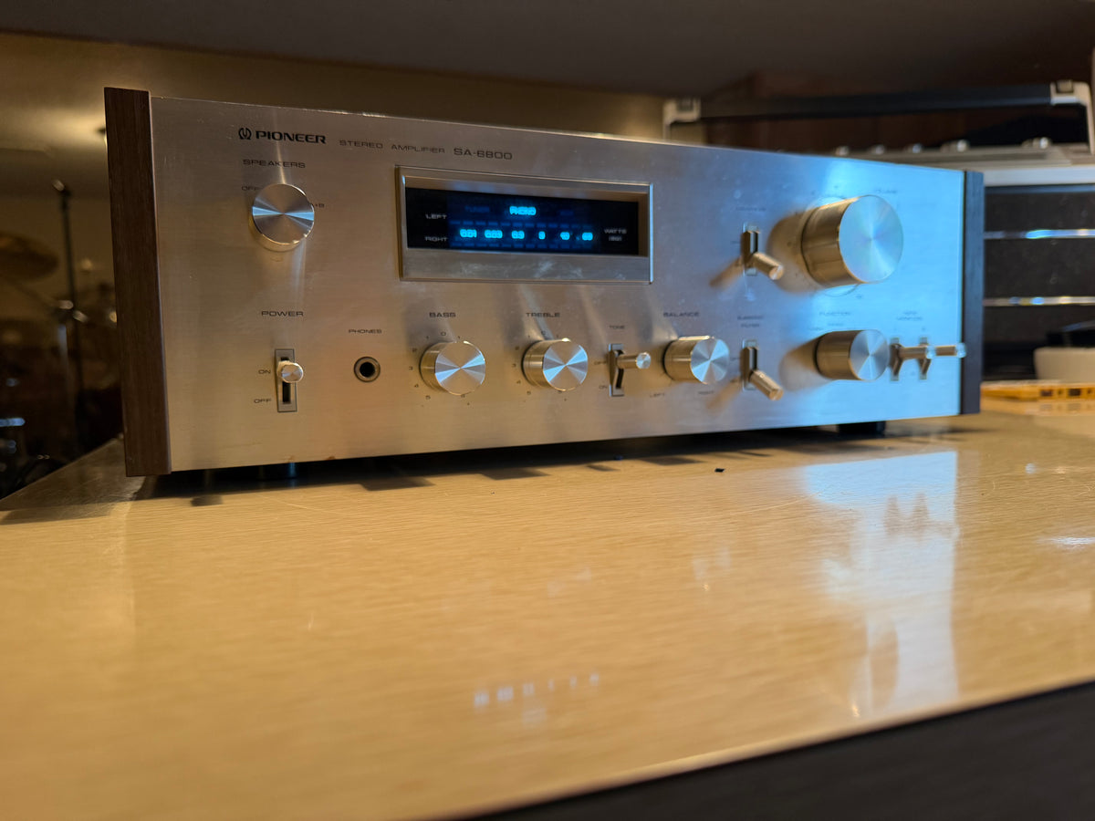 Pioneer SA-6800 Stereo Amplifier Vintage Beauty Japan Fresh Service Rare 🎶🔥