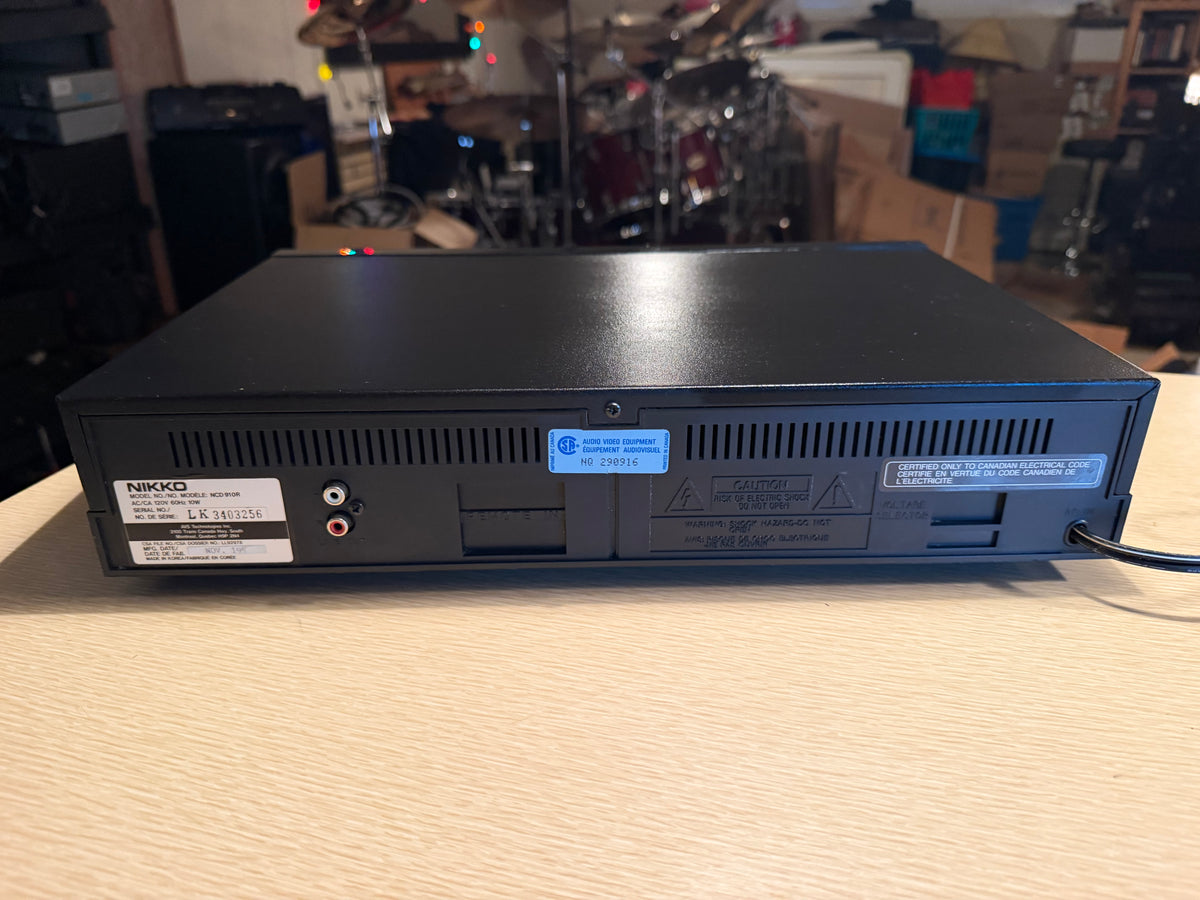 Nikko NCD-910R Digital Audio Stereo Compact Disk Player Fresh Service Remote🎶🔥