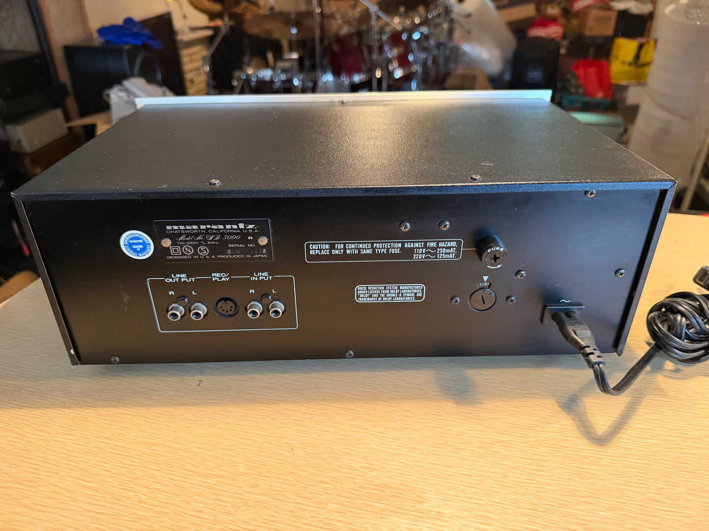 VINTAGE Marantz SD3000 Stereo Cassette Deck  Near Mint Fresh Service Rare Gold🔥