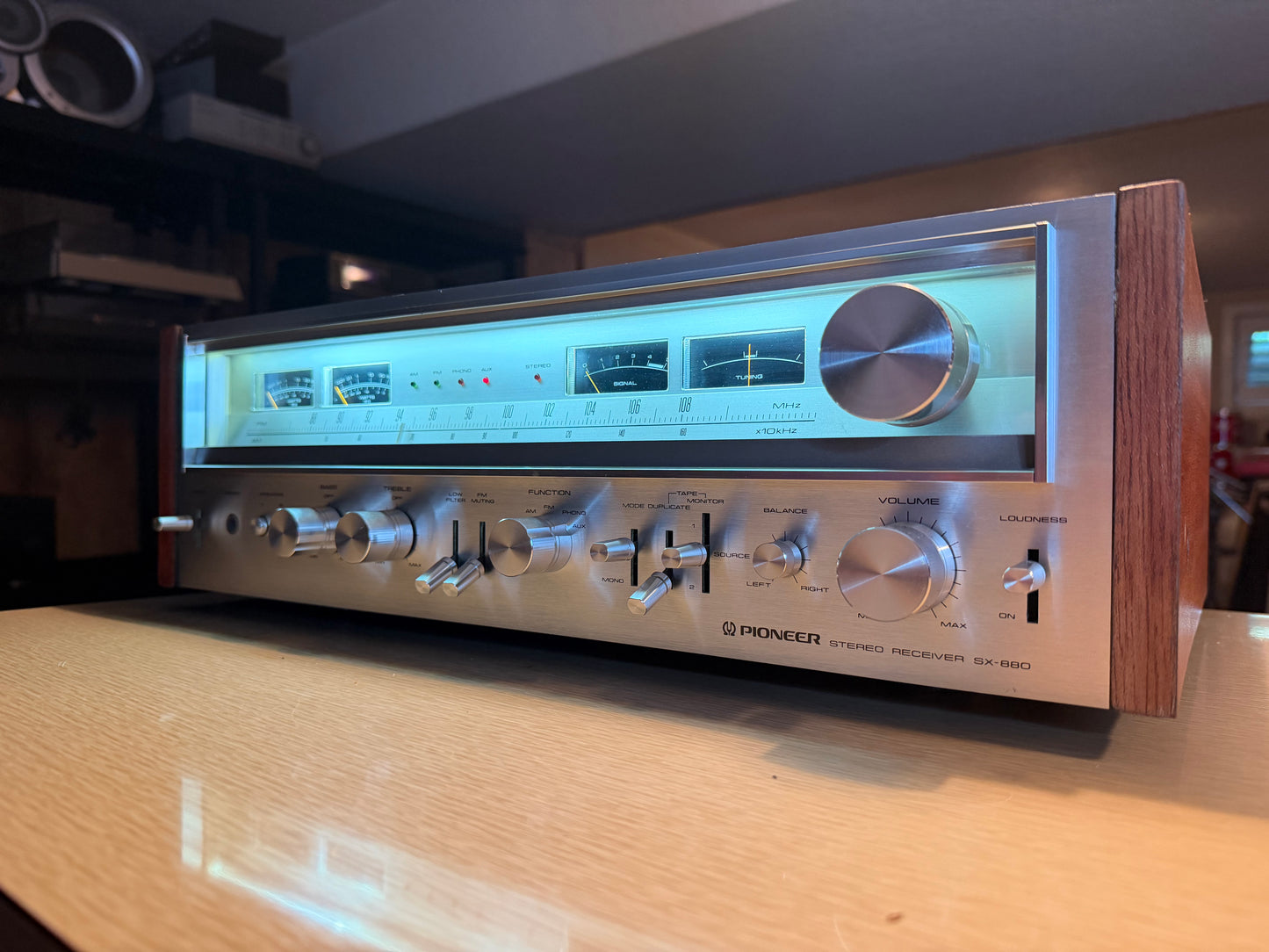 N Mint PIONEER SX-880 Stereo Receiver Refinished LED Upgrade Full Fresh Service