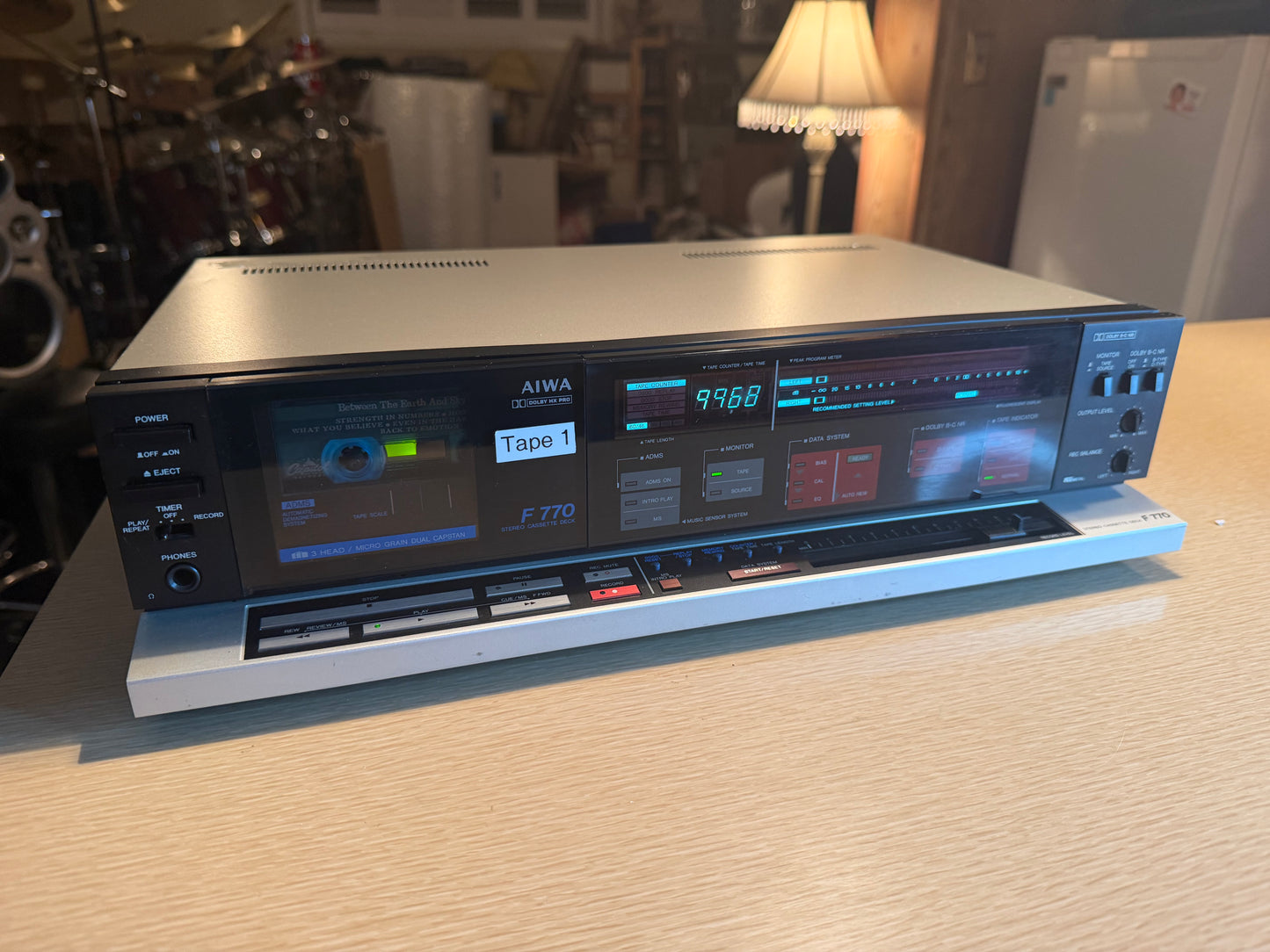 AIWA AD-F770 3head cassette deck Dolby Bc Full Fresh Service Extremely Rare Wow!