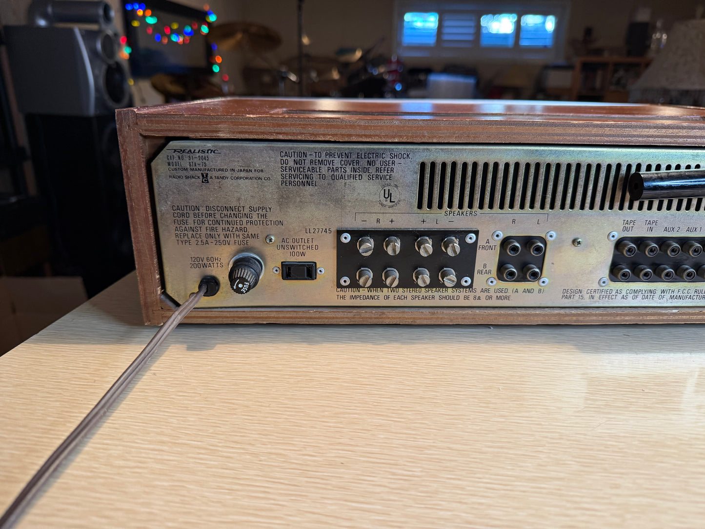 Realistic STA-75 AM/FM Stereo Receiver Fully Tested & Cleaned Works/Sounds Great