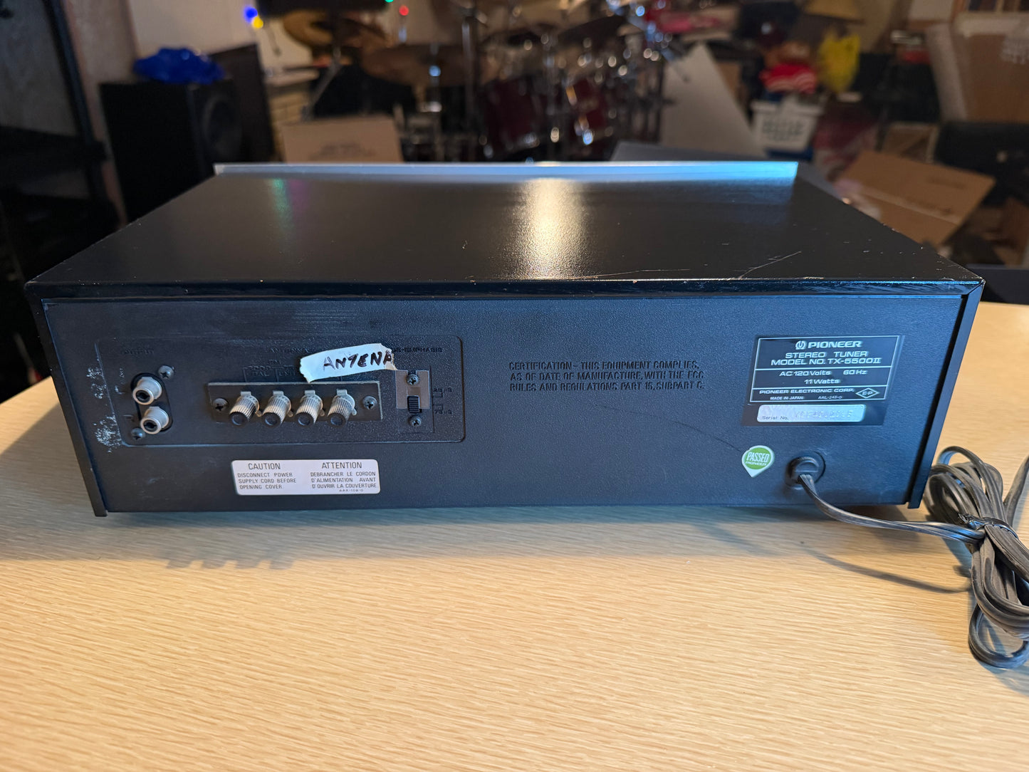 Vintage Pioneer  Stereo Tuner  TX-5500 II - Works Perfectly Well FRESH SERVICE🔥