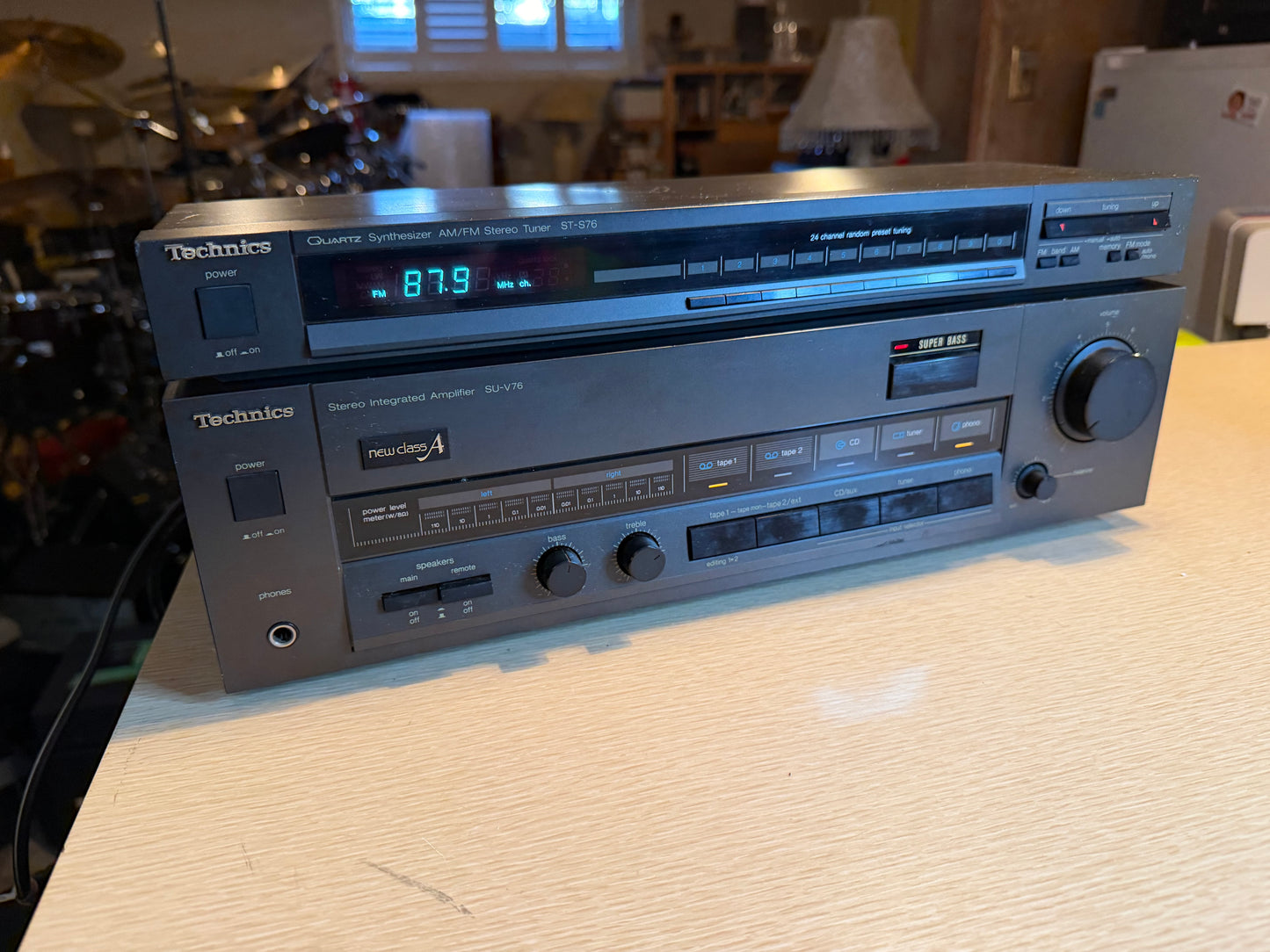 TECHNICS SU V76 STEREO INTEGRATED AMPLIFIER AND ST S76 TUNER FRESHLY SERVICED🔥