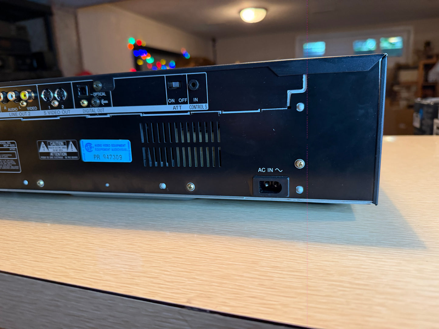 Sony MDP-600 CD CDV LD Laserdisc Player Fresh Professional Servicing W/ Receipt!