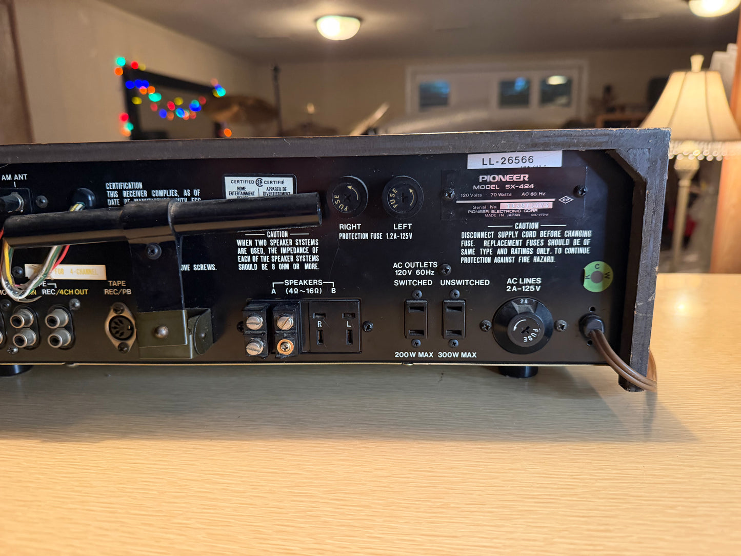 Pioneer SX-424 Stereo Receiver- Excellent Shape - Full Fresh Service Beauty 🎶🔥