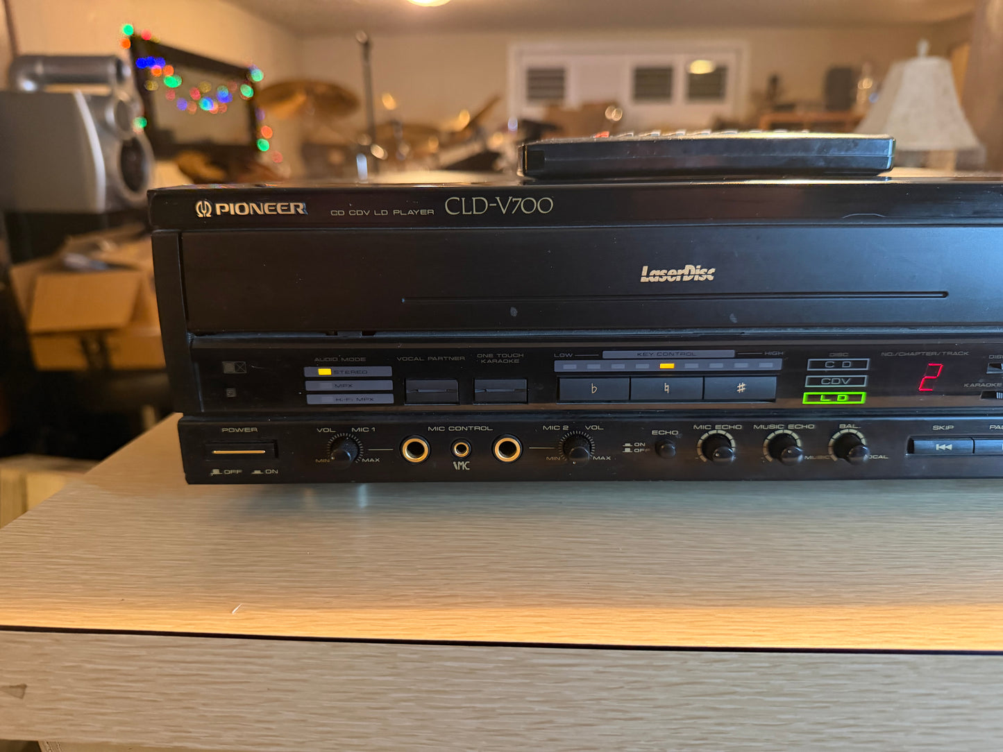 Pioneer CLD-V700 Cd Cdv Ld Laserdisc Karaoke Player Near Mint With Remote Works!