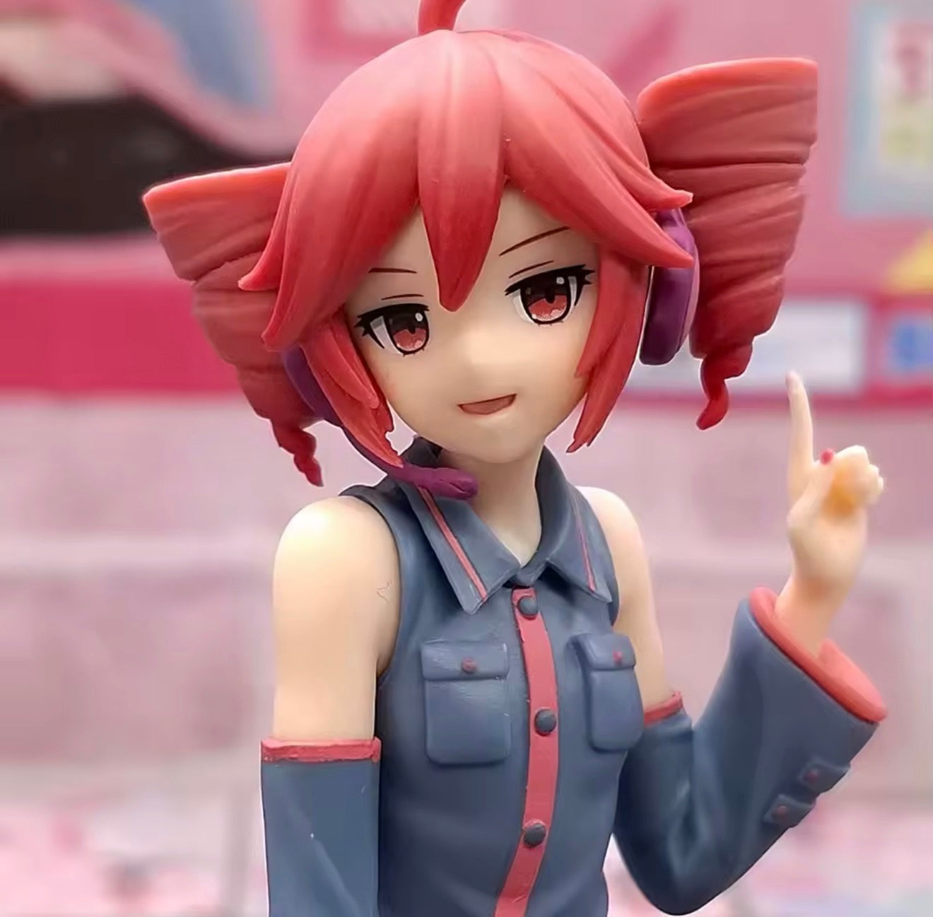 Kasane teto Anime figure Pink dress model action figures toys POP UP PARADE NEW