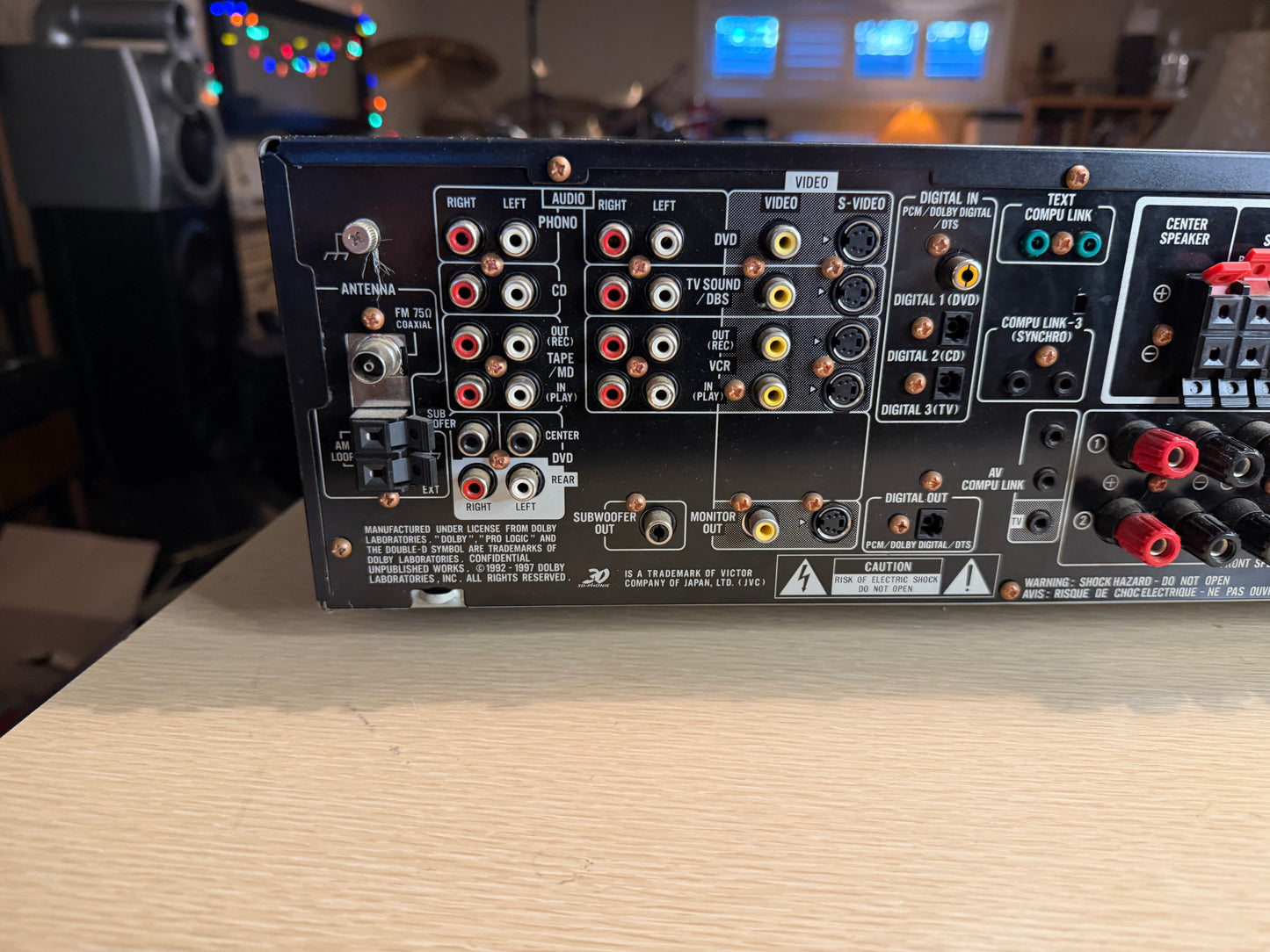 JVC RX-7000V / RX-7000VBK Audio/Video Reciever 110WPC BEAST SERVICED RARE🔥🎶