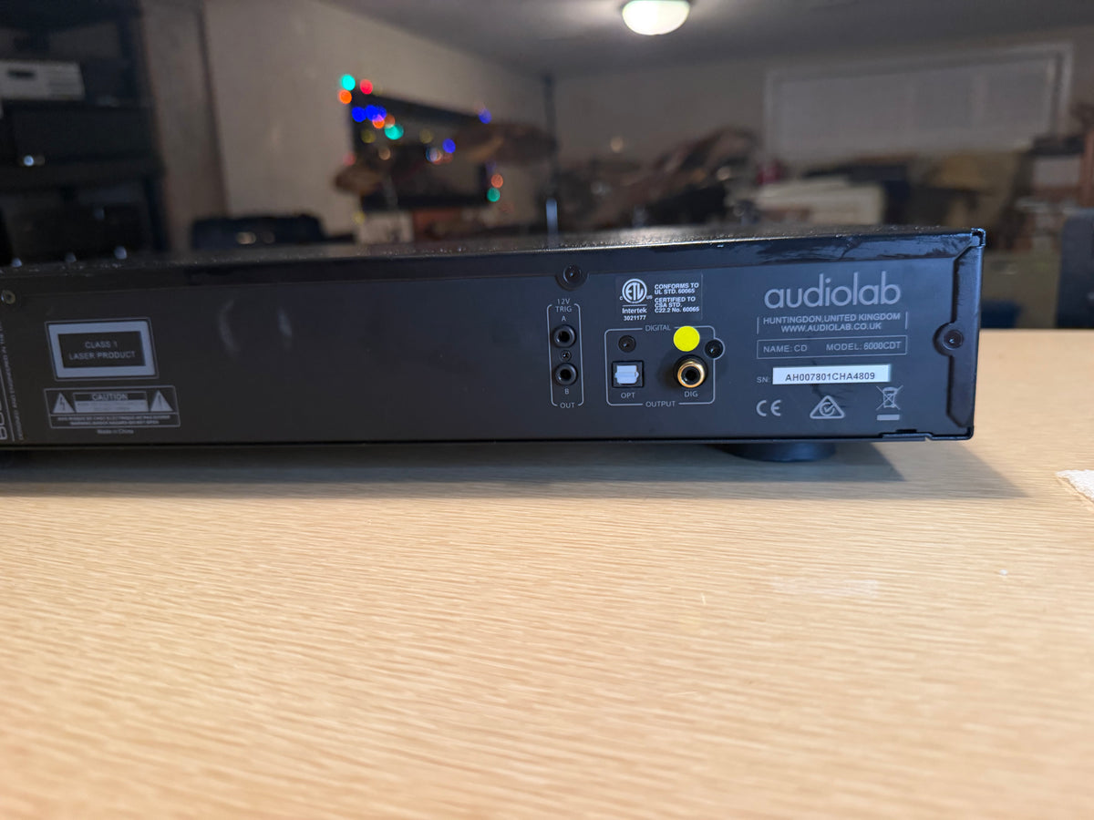 Audiolab 6000CDT CD Player Transport - Land remote Very Low Usage DAC High End🎶