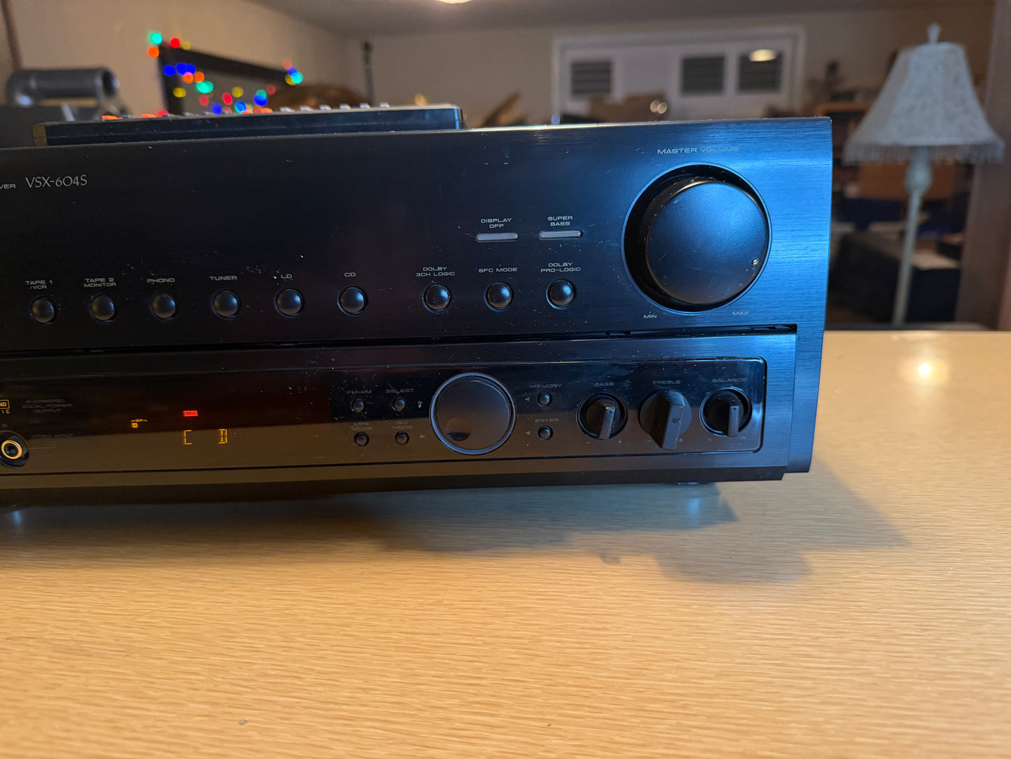 Pioneer VSX-604S Home Theater Receiver 340W 500VA Tested Works 150WPC Monster🔥