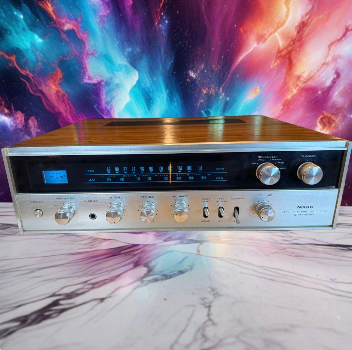 Vintage Nikko STA-4030 Stereo AM/FM Receiver Near Mint Full Fresh Service Rare🔥
