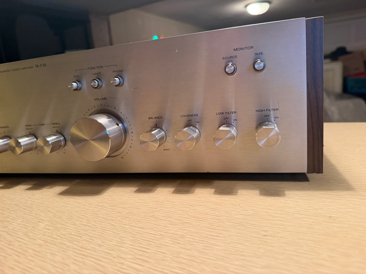 Vintage Audio Silver Sony TA-F3A Integrated Stereo Amplifier Fresh Service🎶🔥