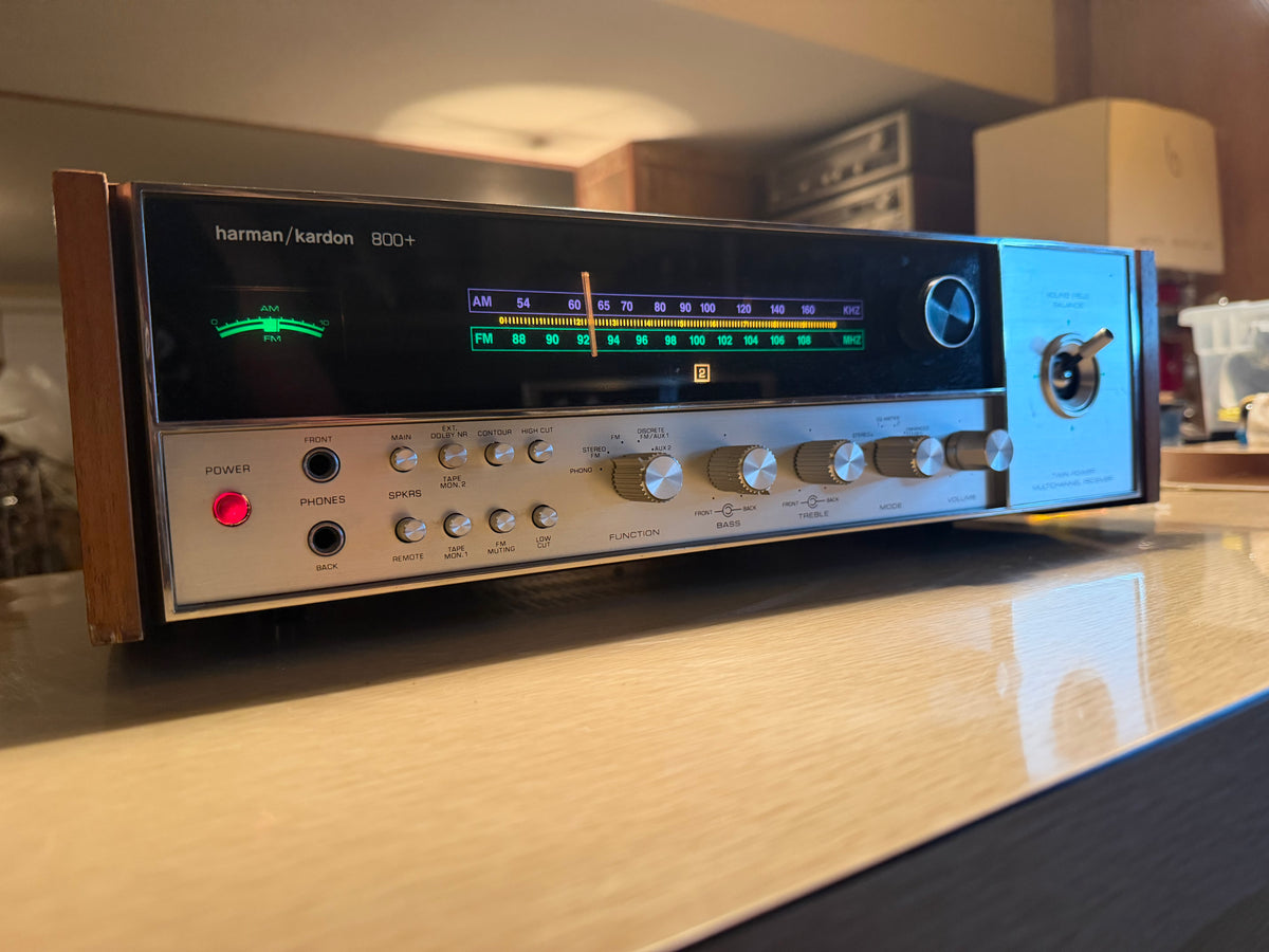 HARMAN KARDON 800+ Rare Vintage Stereo Quadraphonic Receiver Fresh Pro Service🎶