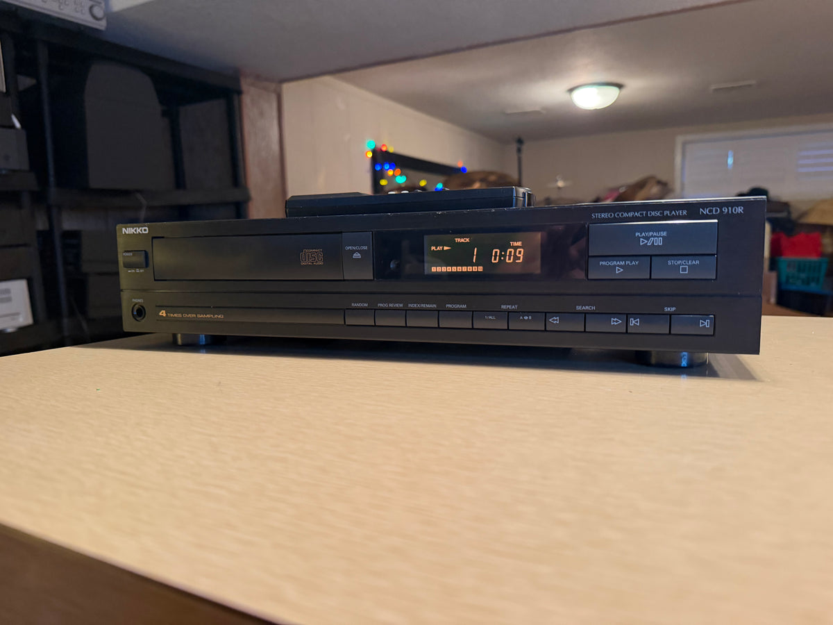 Nikko NCD-910R Digital Audio Stereo Compact Disk Player Fresh Service Remote🎶🔥