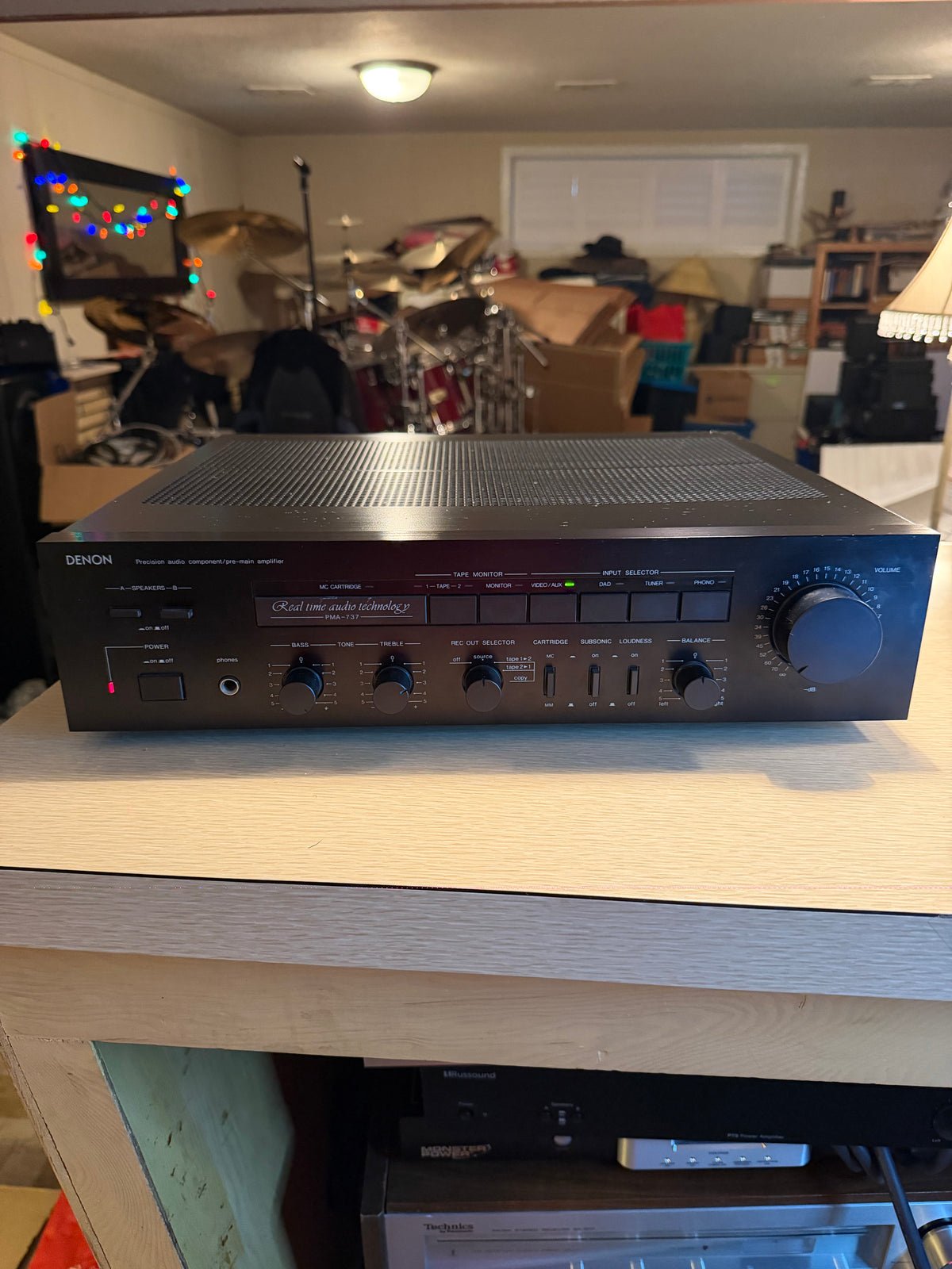 Near Mint Denon PMA-737 Pre-Main Amplifier Phono MM/MC Fresh Service OEM Box🎶🔥