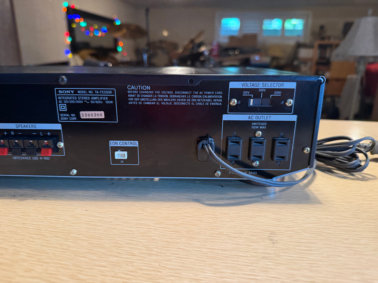 Sony TA-FE500R Integrated Stereo Amplifier Hifi System Separate SERVICED Remote!