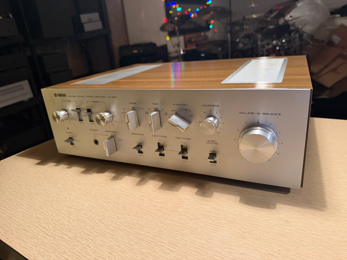 Vintage Mid 1970s Yamaha CA-800 Integrated Stereo Amplifier Pro Service N Mint🔥
