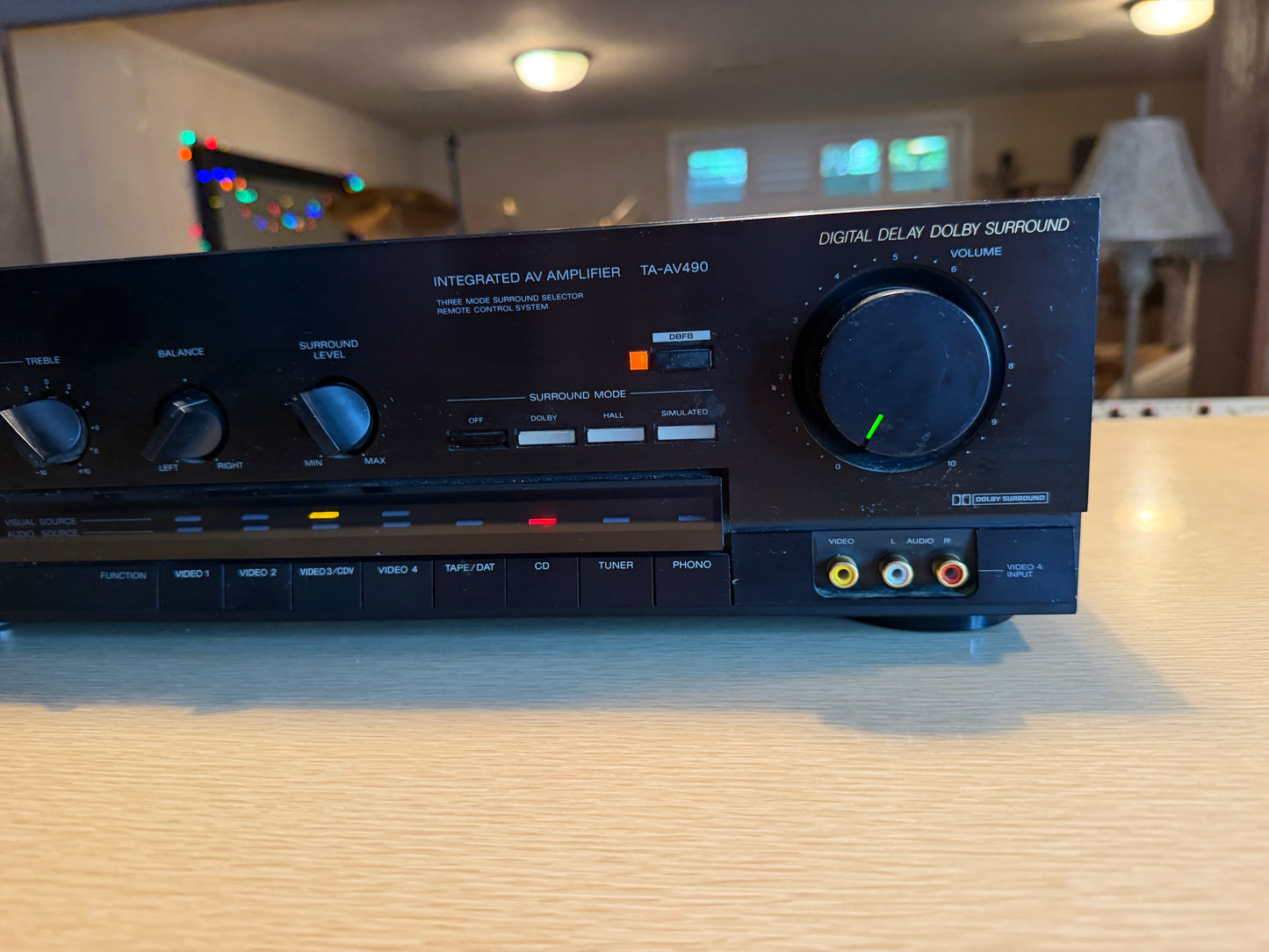 Sony TA-AV490 Integrated Stereo Amplifier Dolby Pro Logic Surround Fresh Service