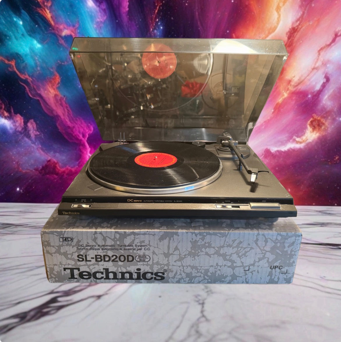 Vintage Technics SL-BD20D DC Servo Automatic Turntable Near Mint Complete In Box