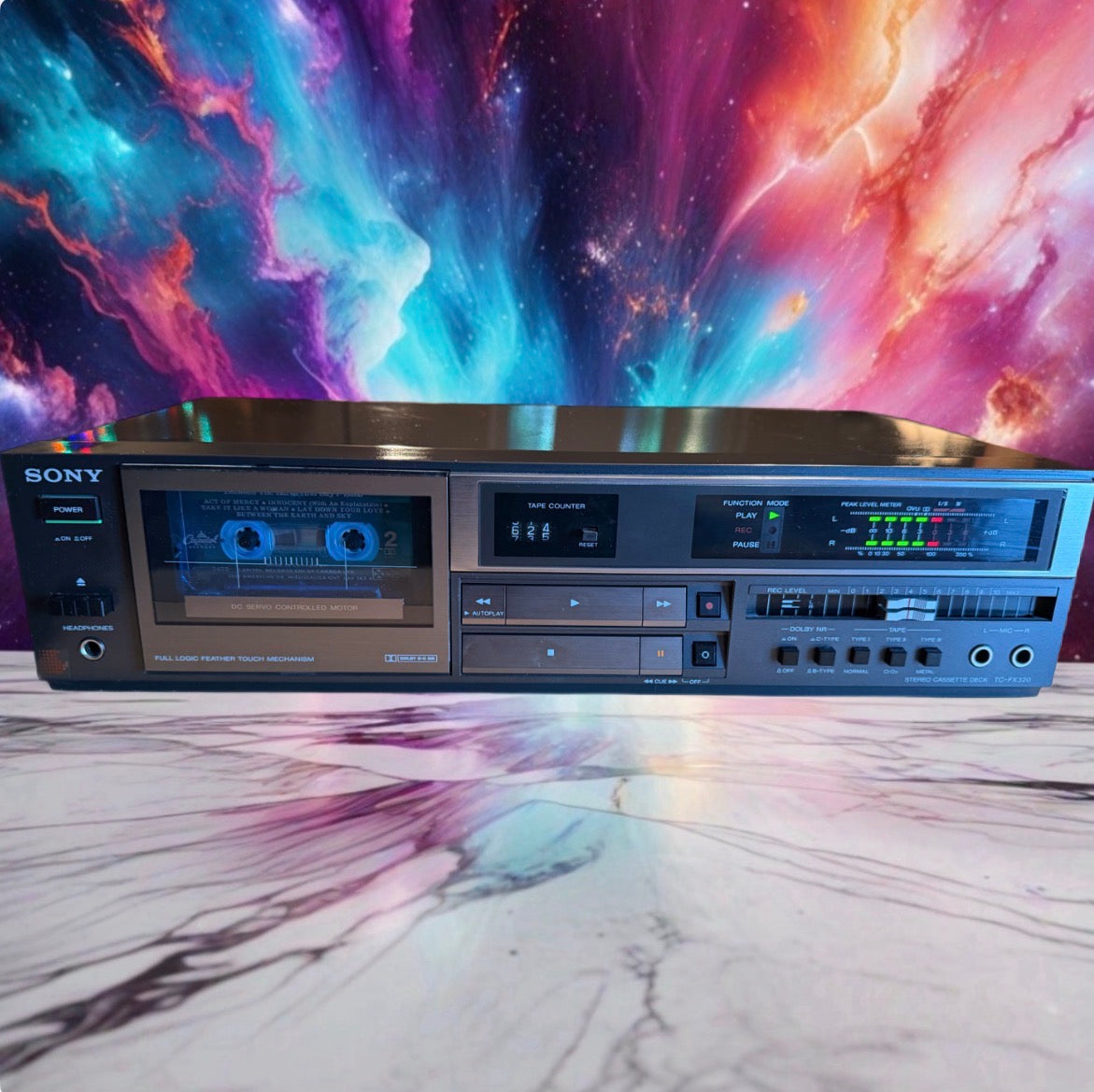 Sansui Stereo Double Cassette Deck D-75CW Extremely Rare Full Fresh Service Wow!