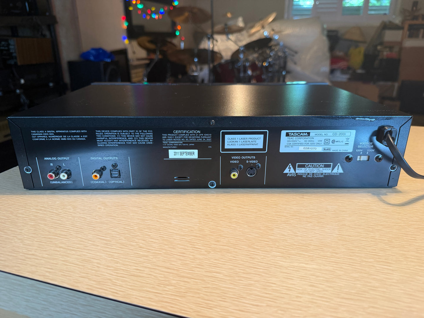 Tascam CD-200i Professional CD Player High fidelity Fresh Servicing Rare 🎶🔥