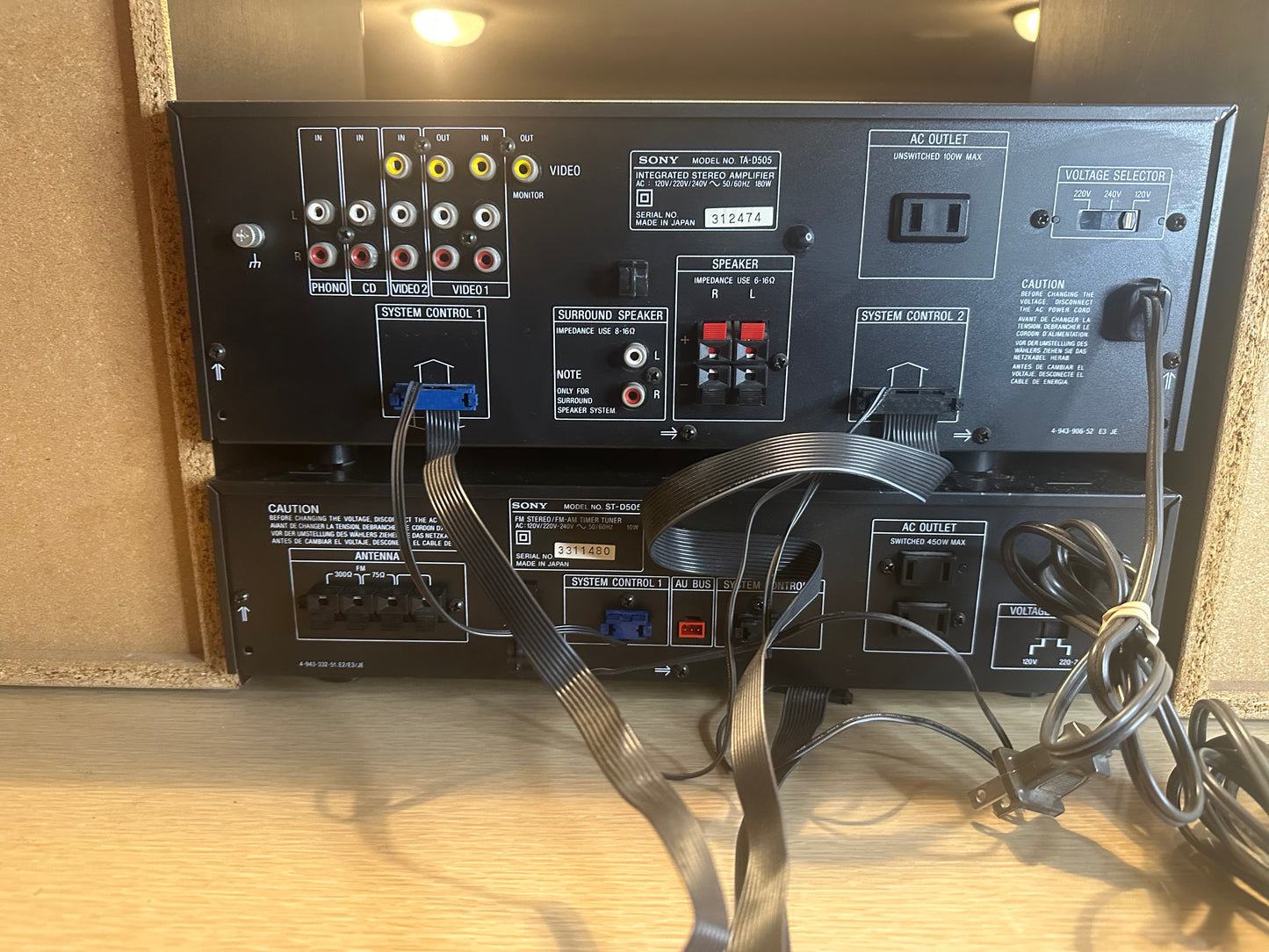 Sony LBT-D505 Stereo Stack System HiFi Separates Speakers Working Amp+Tuner+SPKS