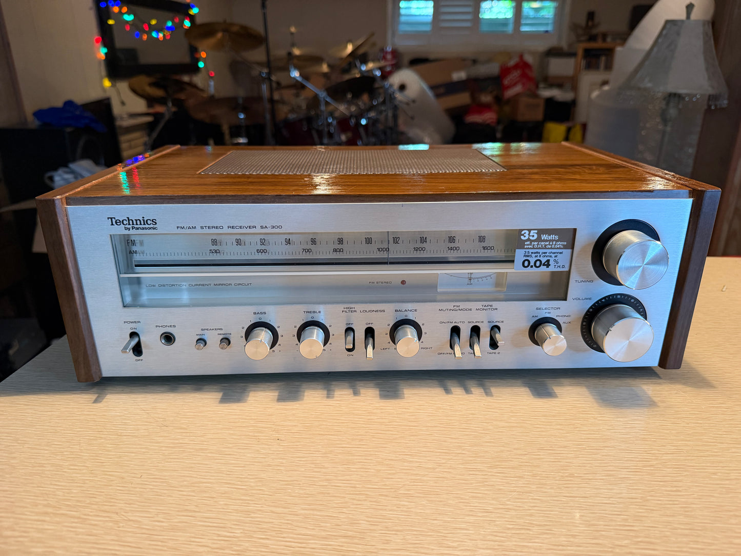 Technics SA-300 Am/Fm Stereo Receiver Amplifier  Freshly Serviced Near Mint 🎶🔥