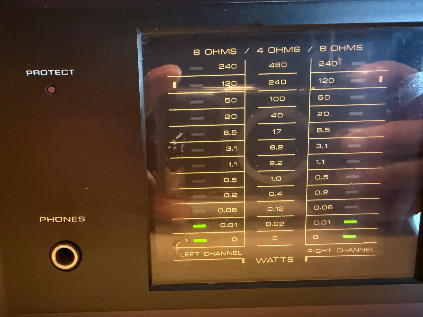 Nikko Alpha 230 Dark Red Faceplate | Serviced Power Amp | 120 WPC | Japan