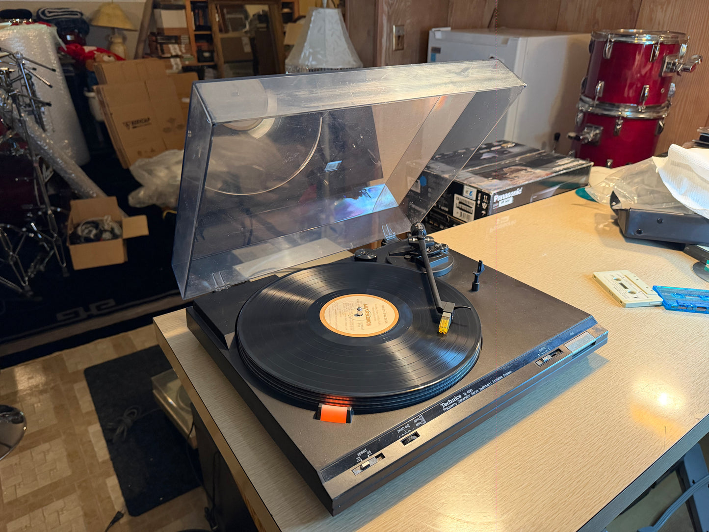 Vintage Technics SL-B20 Belt Drive Semi Automatic Turntable - New Belt Serviced!