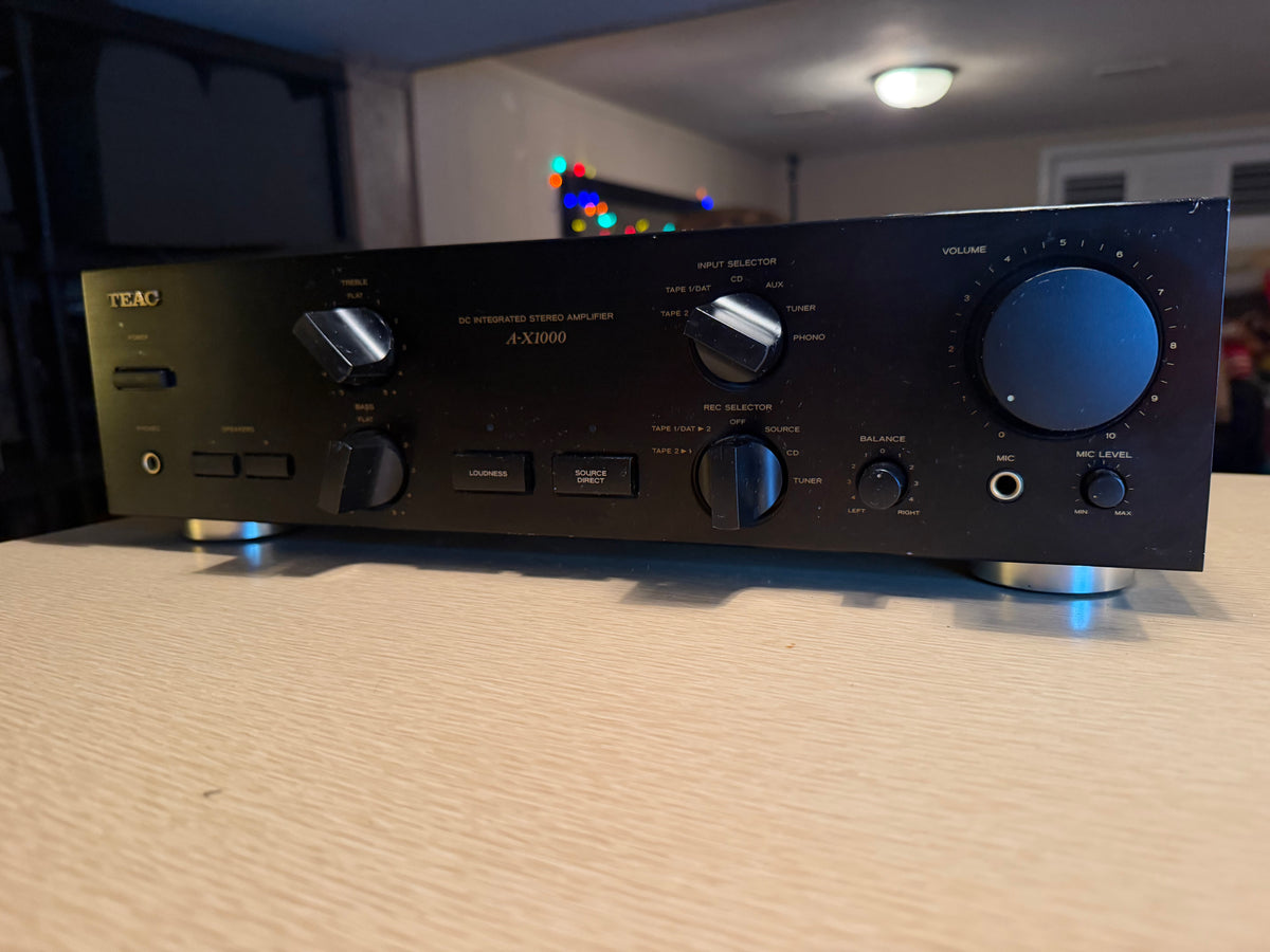 TEAC A-X1000 Audiophile DC Integrated Stereo Amplifier SERVICED Extremely Rare!