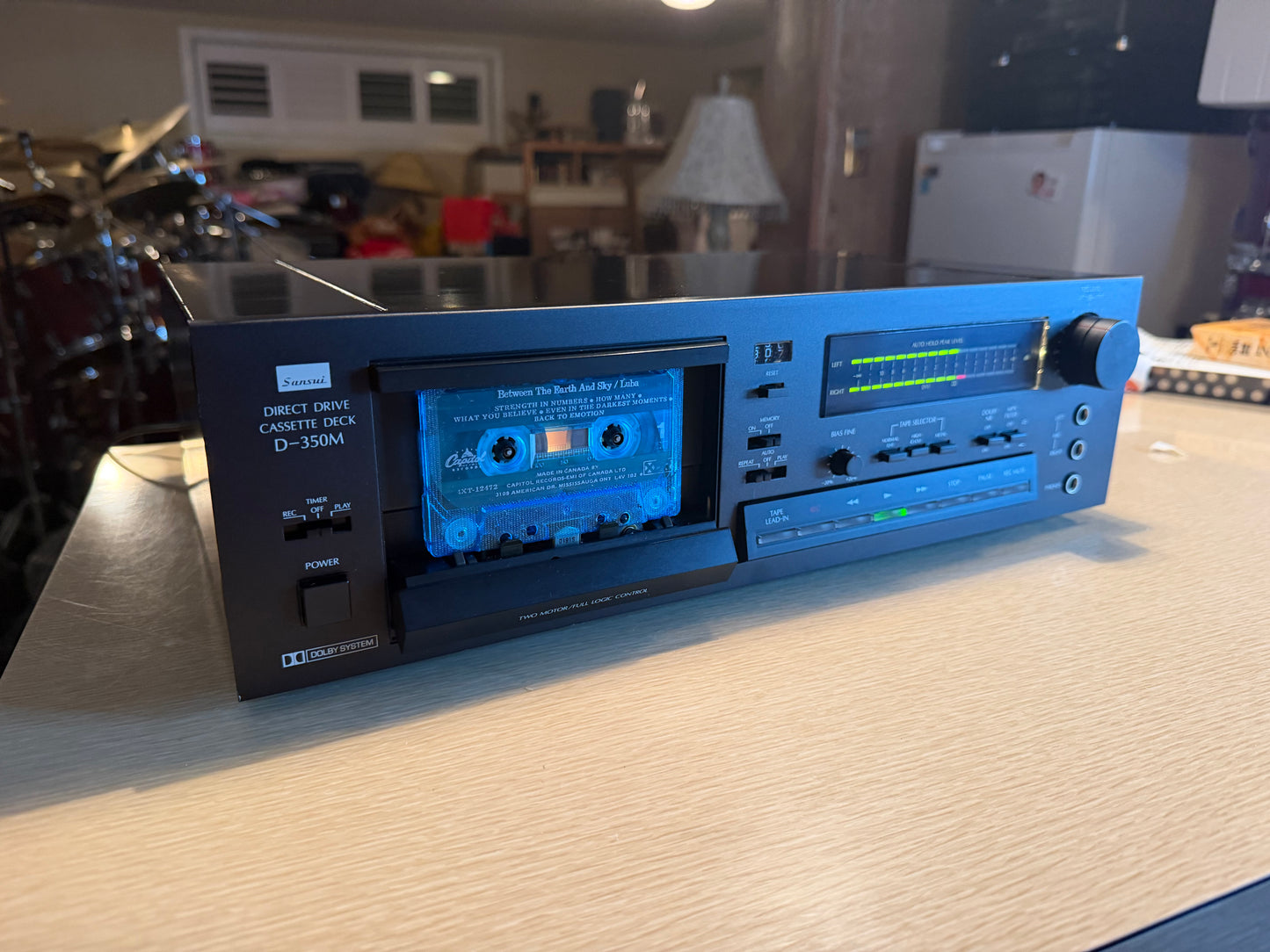 Vintage Sansui D-350M cassette deck Fresh Pro Servicing High Fidelity Sounds 👌