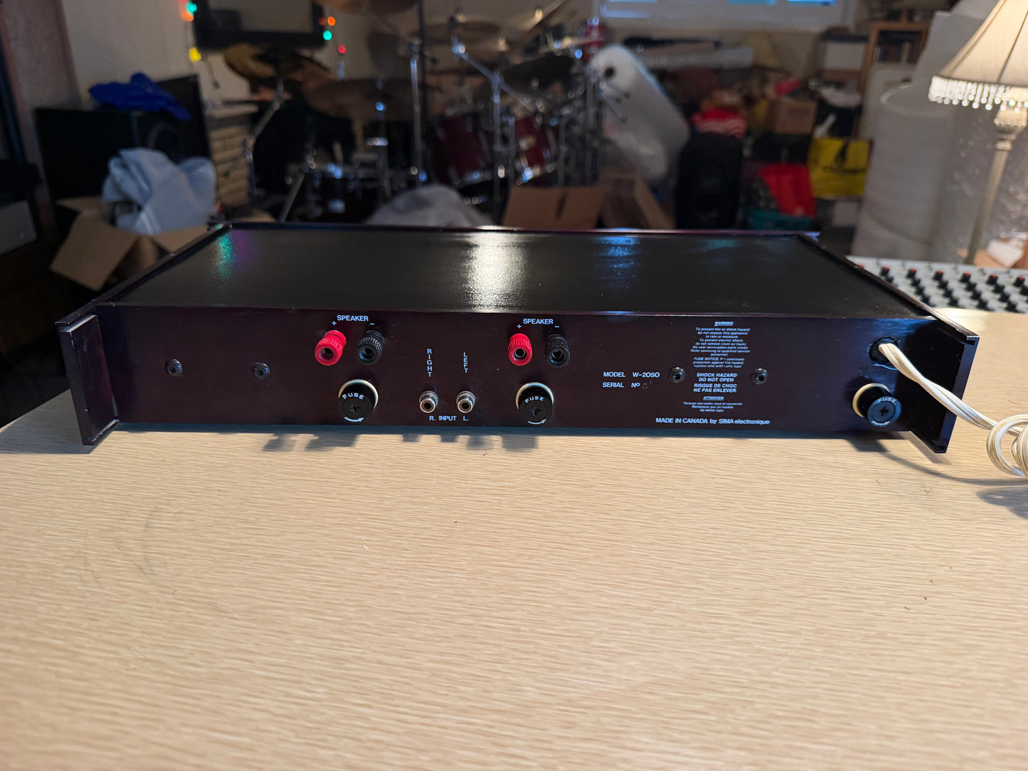Vintage Sima W-2050 Stereo Power Amplifier Canadian Audiophile Simaudio 45WPC🎶