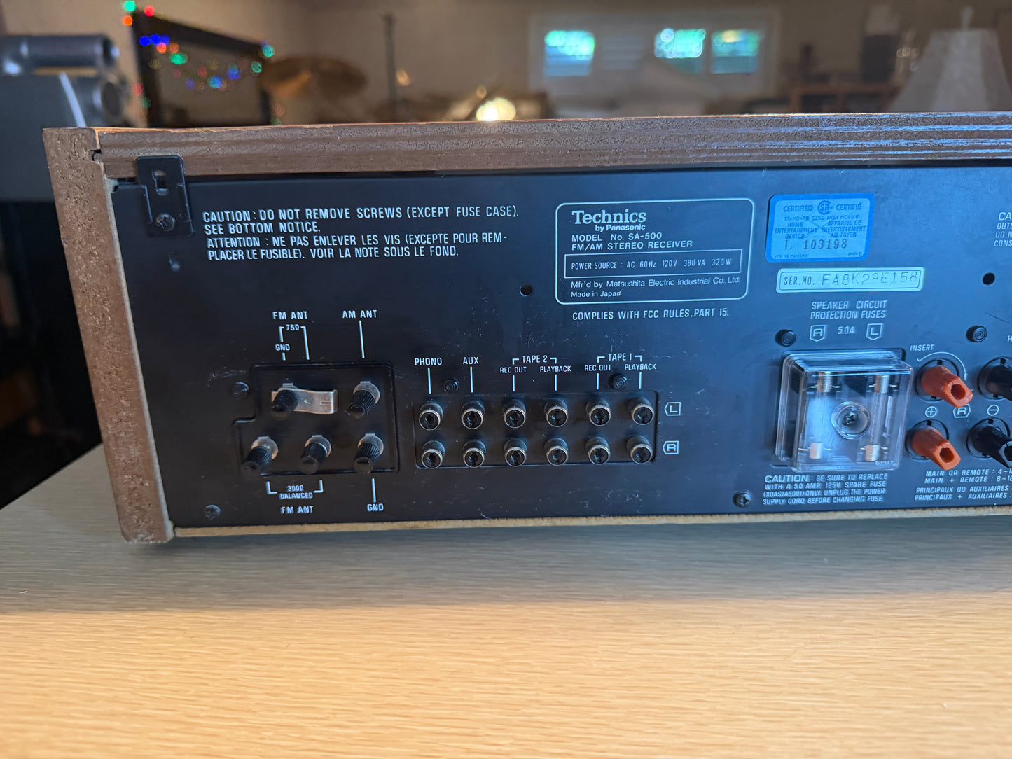 Technics SA-500 Stereo Receiver PRO FULL FRESH SERVICE RECAPPED BEAUTIFUL GEM💎