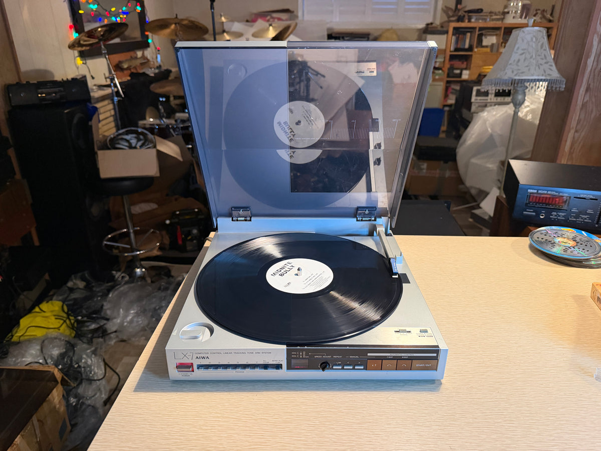 Aiwa LX-7 Linear Tracking Fully Automatic Direct Drive Turntable Fresh Service🔥