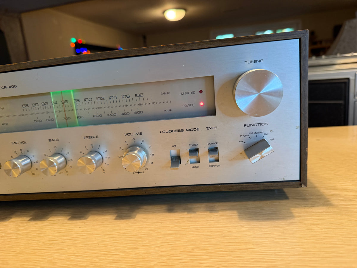 Vintage Yamaha CR-400 Natural Sound Receiver Excellent Fresh Service LED Upgrade