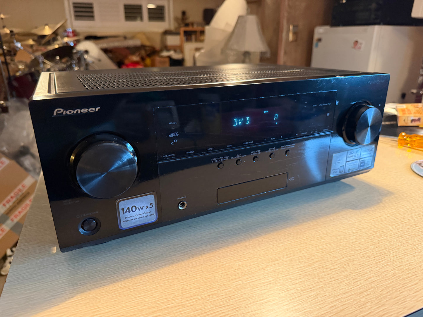 Pioneer VSX-822 -5.1 Ch Network HDMI Home Theater Surround Sound Receiver Stereo