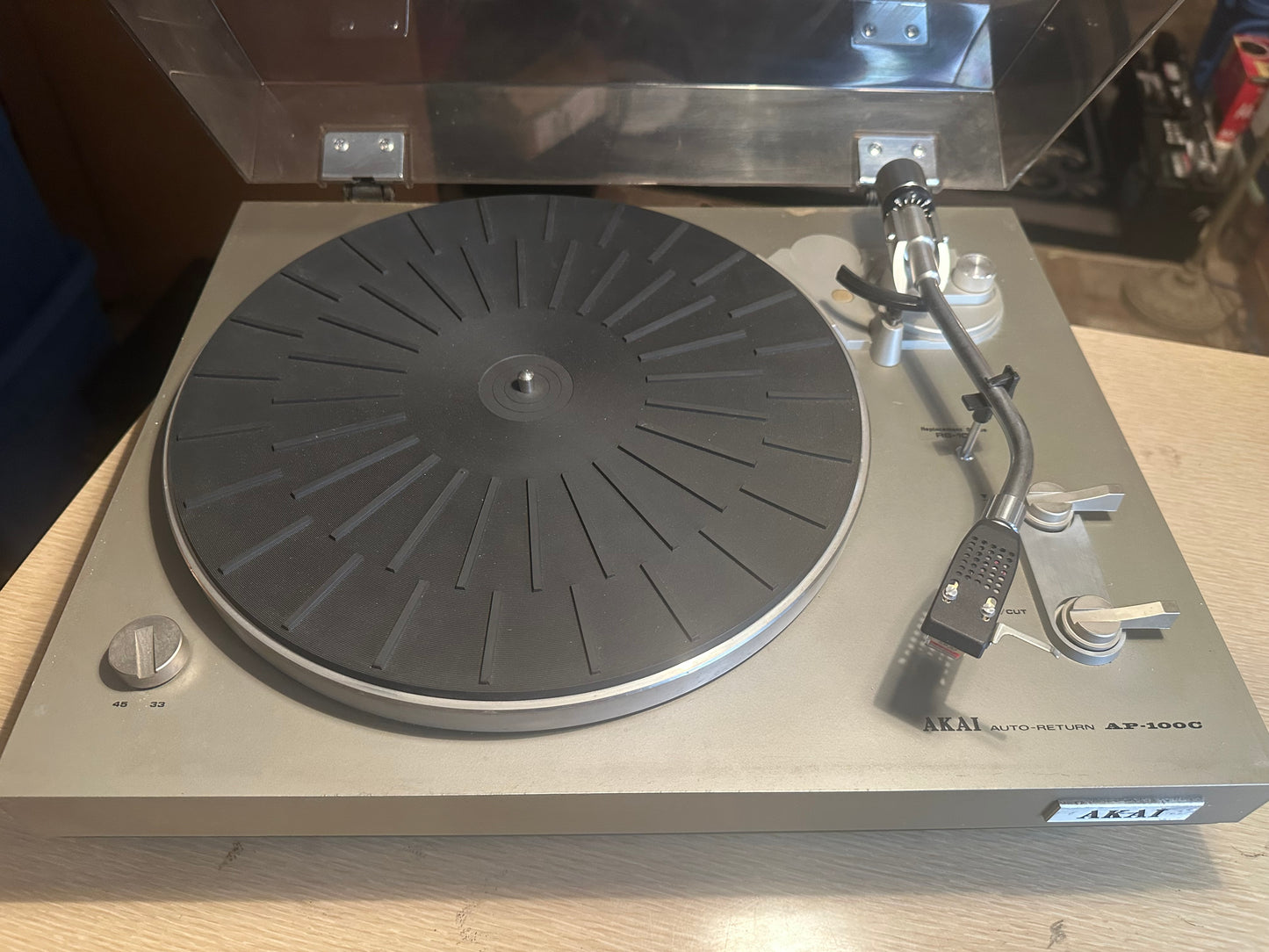 Vintage High Fidelity AKAI AP-100 C Fully Functional Extremely Rare *NEW BELT*