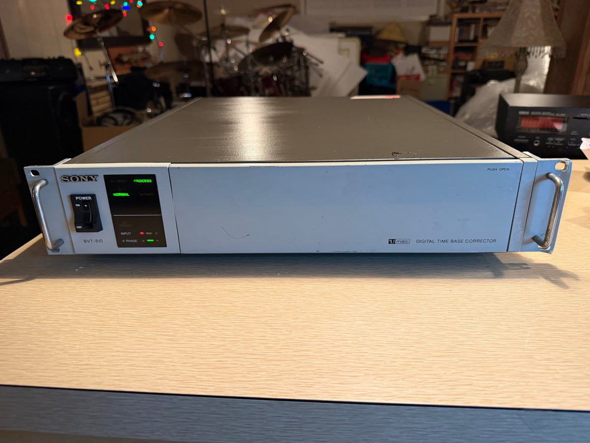 Sony BVT-810 Professional Time Base Corrector TBC U-matic Broadcast Fully Works!