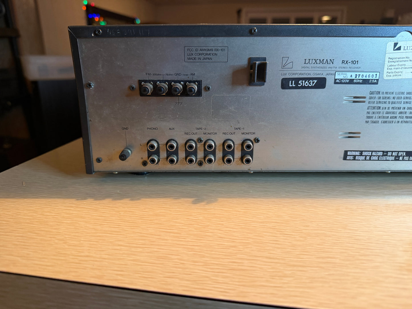 1983 Vintage Luxman AM/FM Stereo Receiver RX 101 *SERVICED* Please READ