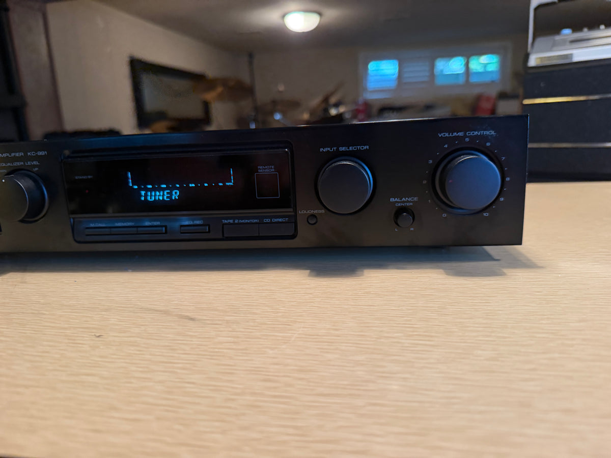 Preamplifier Kenwood KC 991 | Excellent Freshly Serviced | Very Rare Beauty🔥🎶